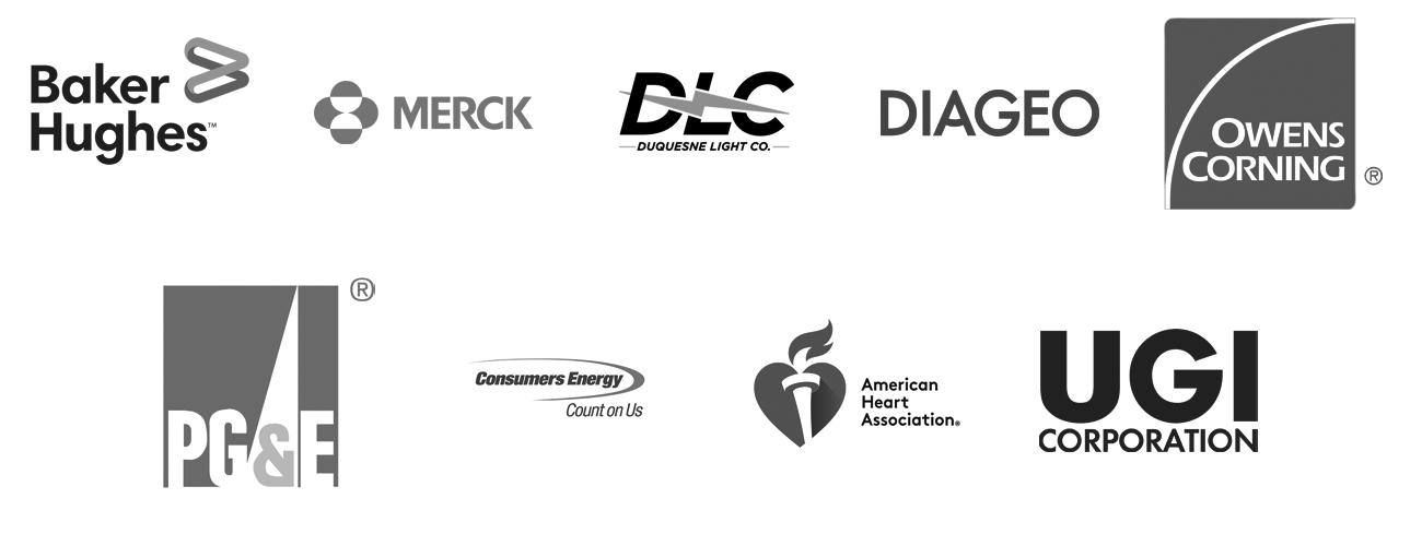 Client logos for landing page BandW